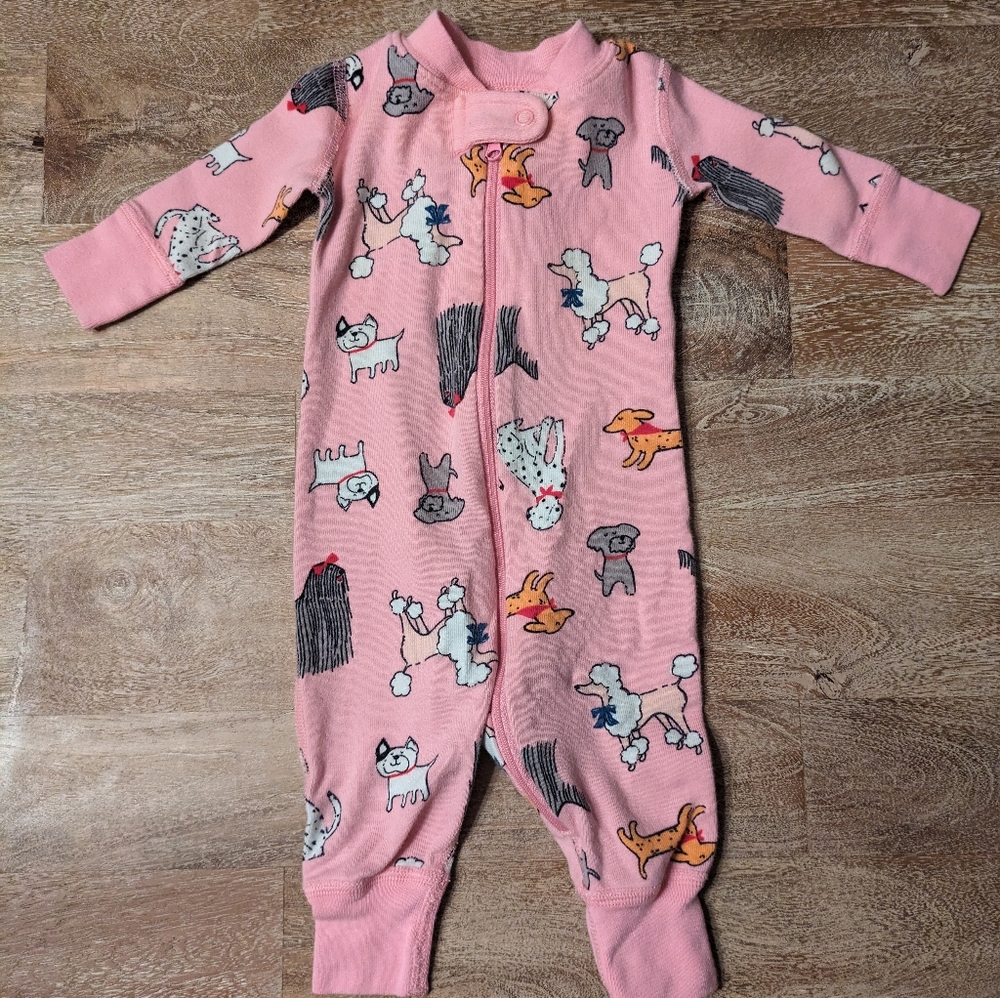 Hanna Andersson pink pajamas 0-3 months